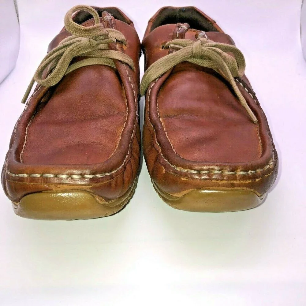 Marks and Spencer Blue Harbour Men's Size 8 ? Brown Leather Lace Up Shoes